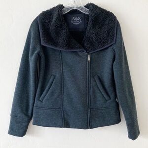 Prana Women's Black Sherpa Collar Jacket